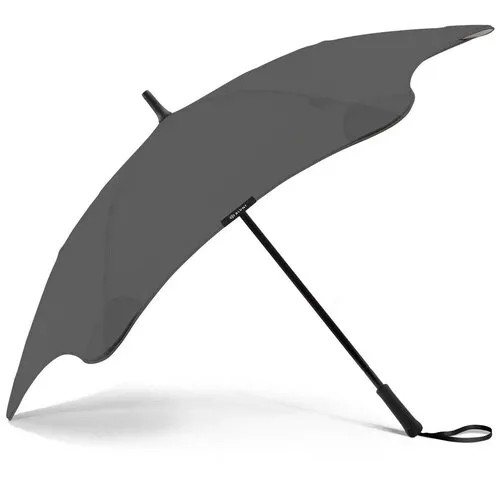 Зонт-трость Blunt, механика, купол 105 см., система «антиветер», серый