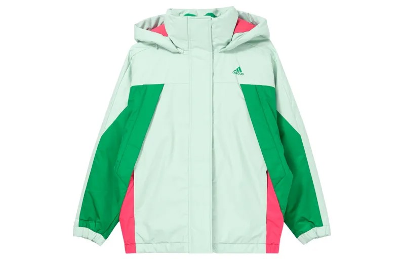 Пуховик женский зеленый Adidas