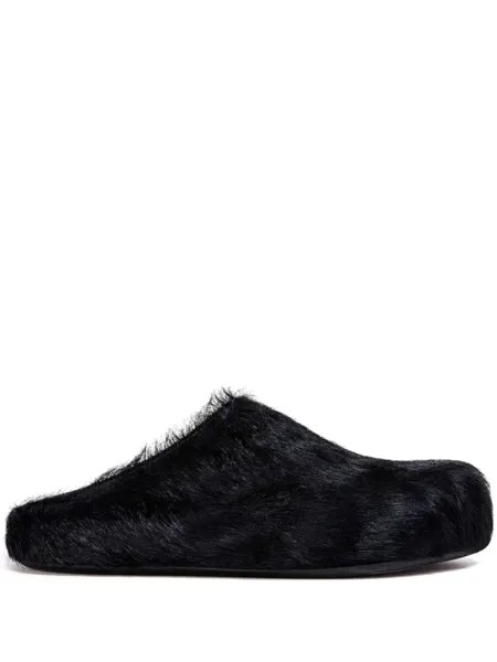 Marni слиперы Fussbett Sabot, черный