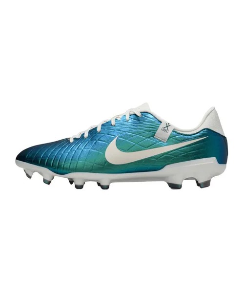 Футбольные бутсы для газона и искусственного газона tiempo legend 10 academy fg/mg Nike, зеленый