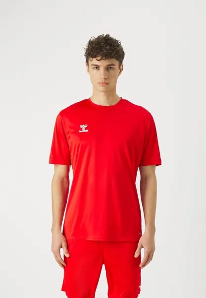 Спортивная футболка Essential Hummel, цвет true red