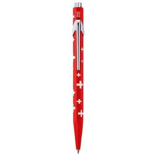 CARAN D'ACHE шариковая ручка Office Line 849 Totally Swiss, M (849.053), синий цвет чернил