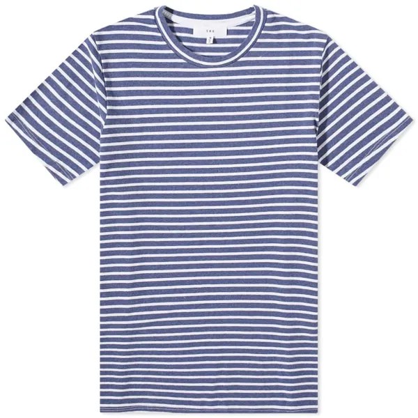 Футболка Save Khaki Organic Hemp Stripe Crew Tee