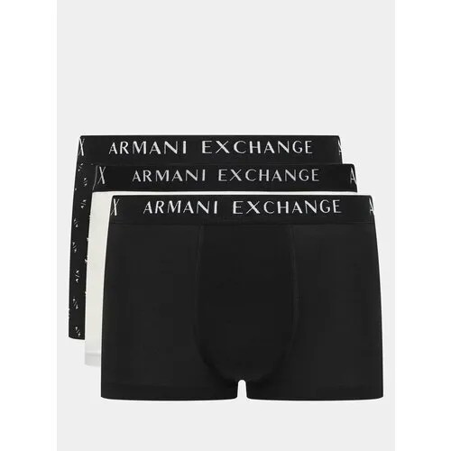 Комплект трусов боксеры Armani Exchange, размер M, мультиколор, 3 шт.