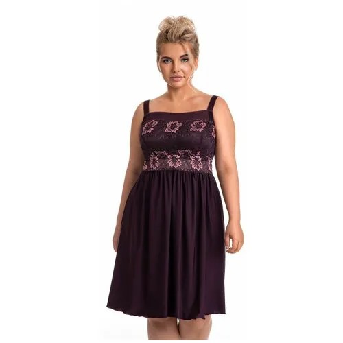 Сорочка  La Shelly, размер XXXL, фиолетовый