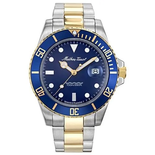 Наручные часы Mathey-Tissot Mathy Швейцарские H901BBU, мультиколор
