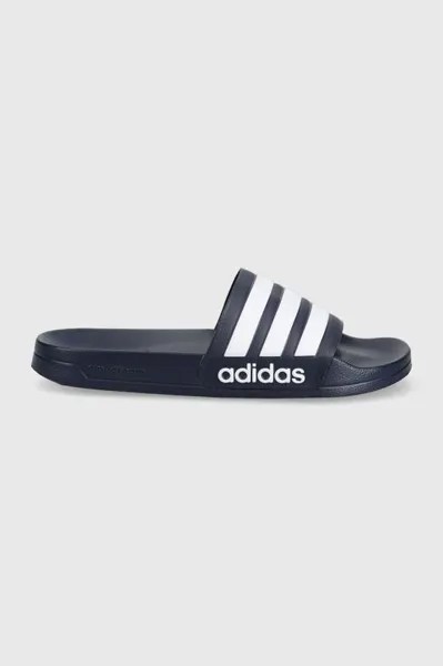 Шлепанцы Adilette adidas Performance, темно-синий