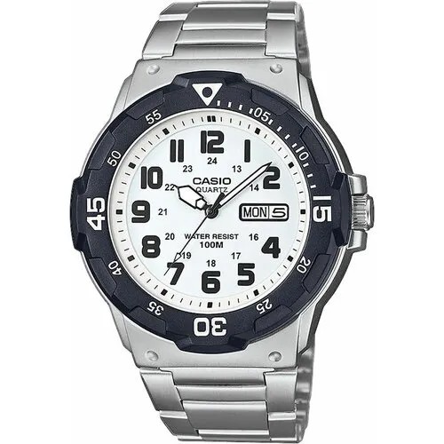 Наручные часы CASIO Collection, белый, серебряный