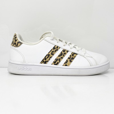 Adidas Girls Grand Court FZ3510 Белая повседневная обувь Кроссовки Размер 3