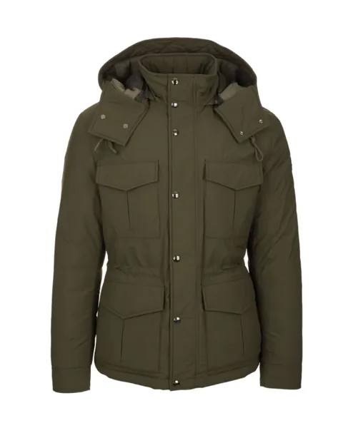 Теплая полевая куртка Woolrich, зеленый