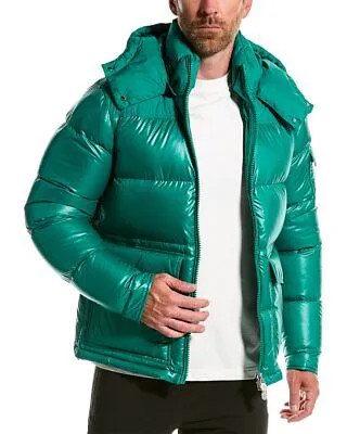 Moncler Мужское пальто с нашивкой-логотипом