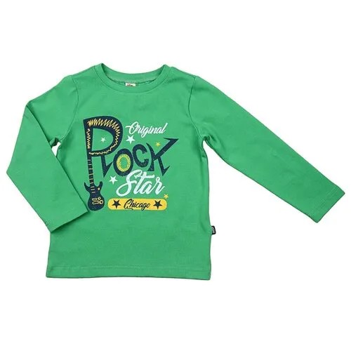 Лонгслив Mini Maxi, хлопок, размер 80, зеленый