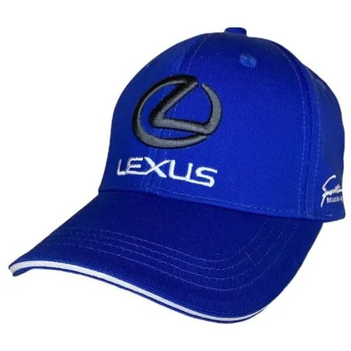 Бейсболка LEXUS Бейсболка Lexus кепка Лексус, размер 55-58, синий, голубой