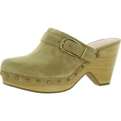Veronica Beard Женские Сабо Hendrix из искусственной замши на танкетке на каблуке BHFO 6500
