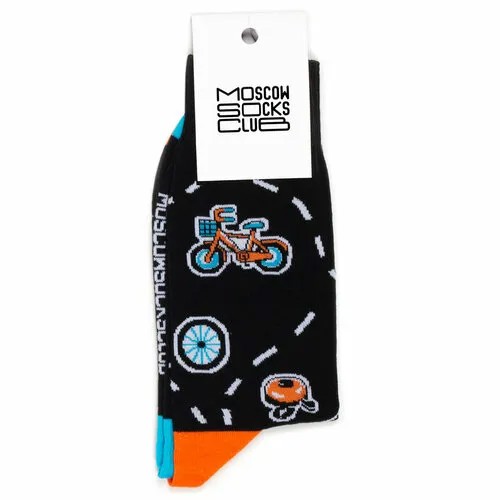 Носки MoscowSocksClub Носки с рисунками Moscowsocksclub - Транспорт - Велосипеды, размер 34-37
