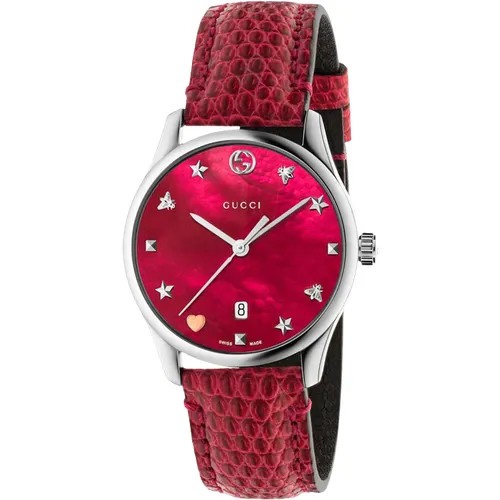 Наручные часы GUCCI Gucci G-Timeless YA1264041, красный, розовый