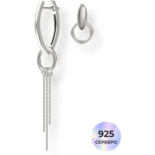 Серьги серебро 2121312-00245