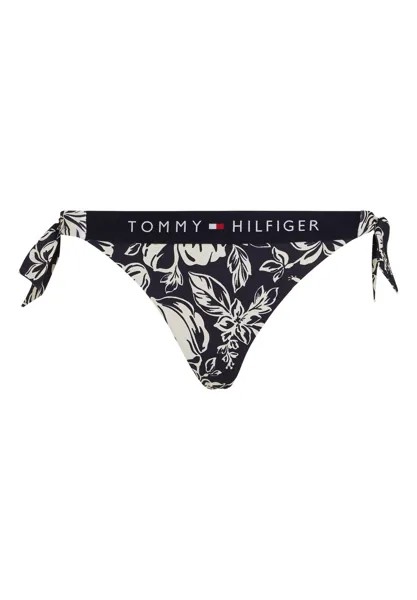 Плавки бикини Original Cheeky Side Tie Print Tommy Hilfiger, винтажное тропическое небо пустыни