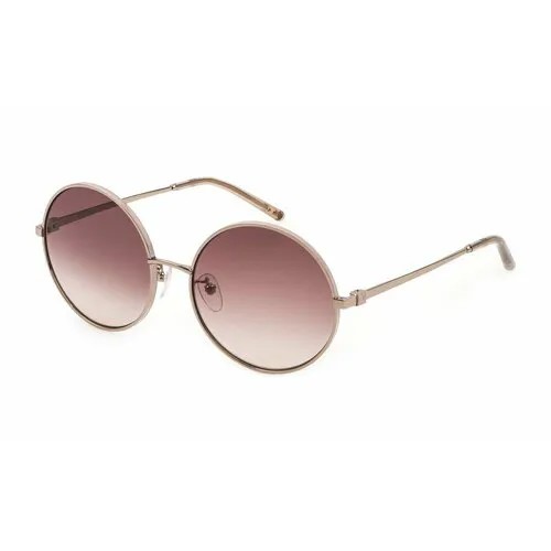 Солнцезащитные очки Escada C82-E59, круглые, оправа: металл, для женщин, розовый
