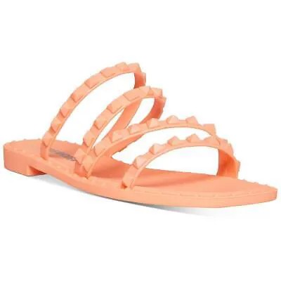 Steve Madden Womens Skyler J Slip On Studded Slide Sandals Shoes BHFO 2321