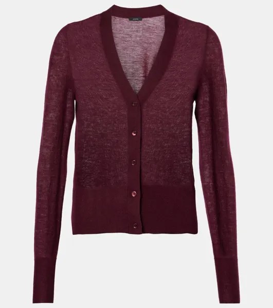 Кашемировый кардиган Joseph, цвет merlot