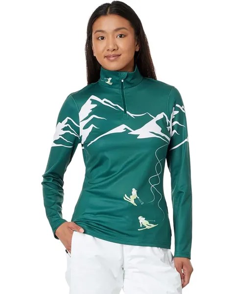 Рубашка Spyder Figure 8 1/2 Zip, цвет Cypress Green