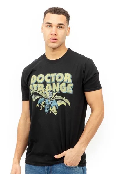 Хлопковая футболка «Доктор Стрэндж» Marvel, черный