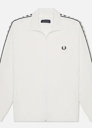 Мужская олимпийка Fred Perry Laurel Wreath Tape Track, цвет белый, размер S