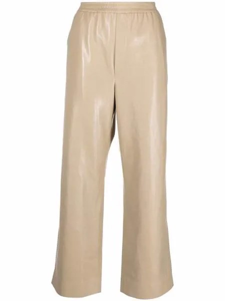 Nanushka укороченные брюки с завышенной талией