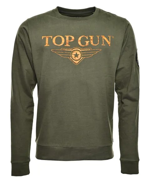 Толстовка TOP GUN Sweater TG20213005, оливковый