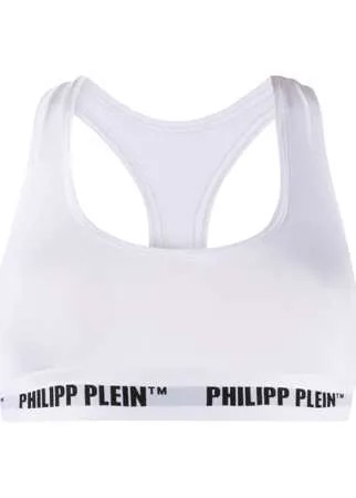 Philipp Plein спортивный бюстгальтер с логотипом