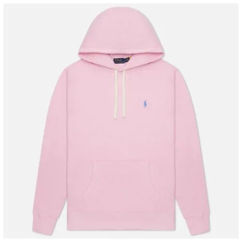 Мужская толстовка Polo Ralph Lauren Embroidered Pony Fleece Hoodie розовый , Размер XL