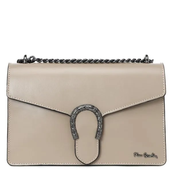 Сумка женская Pierre Cardin 1923 BOX серо-бежевая