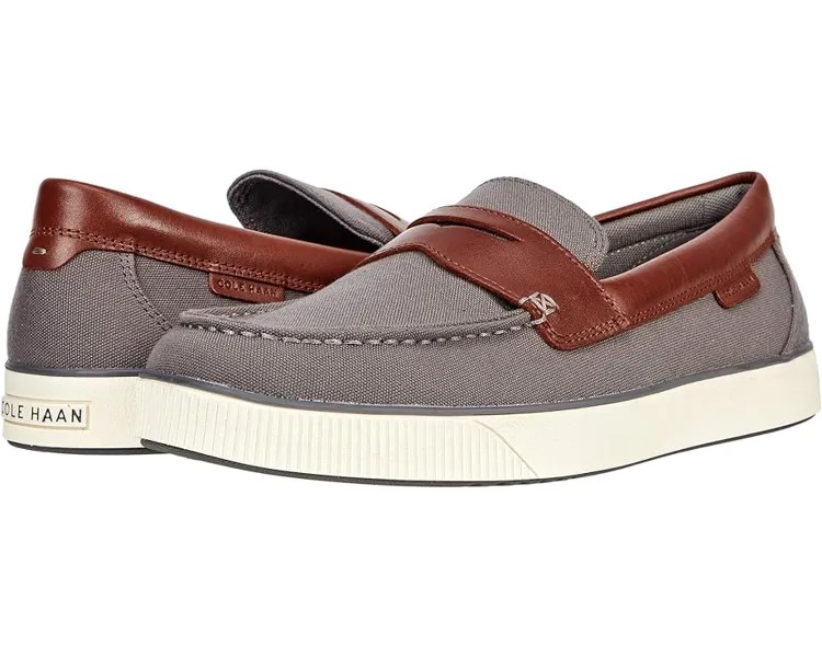 Лоферы Cole Haan Nantucket 2.0 Penny, цвет Grey Textile/Woodbury