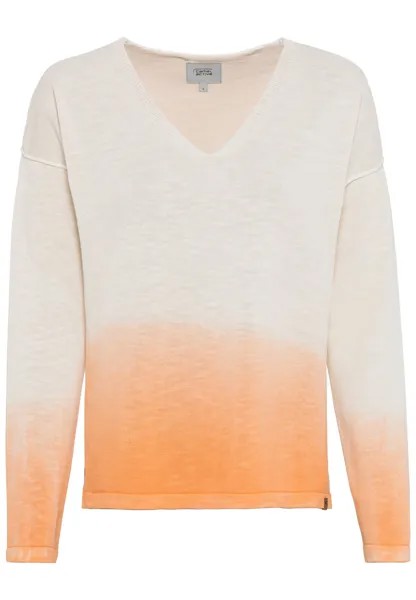 Свитер Camel Active Strick im Dip Dye Effekt, белый