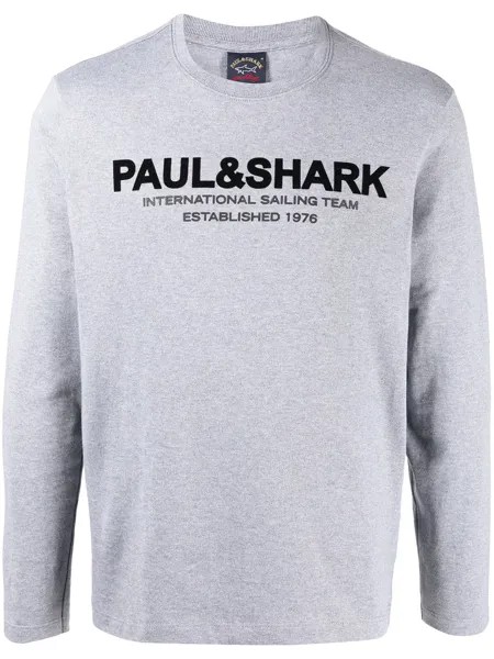 Paul & Shark трикотажный топ с длинными рукавами