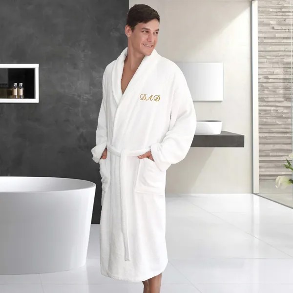 Linum Home Textiles Хлопковый махровый халат 