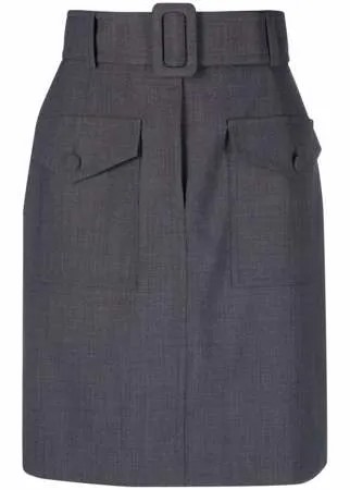 Boutique Moschino юбка мини с завышенной талией