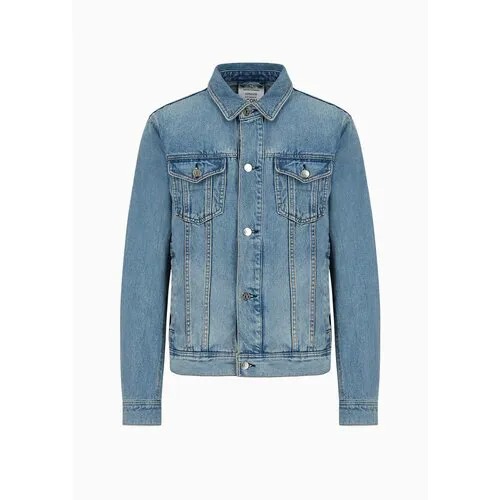 Джинсовая куртка Armani Exchange, размер S, синий