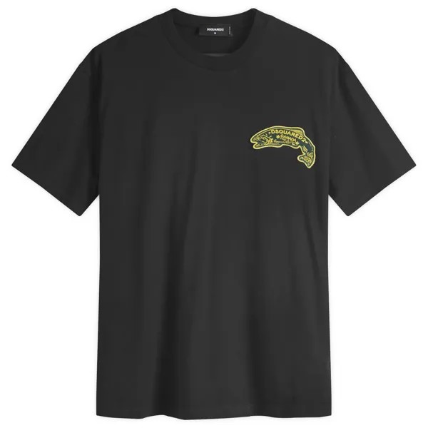 Футболка Dsquared2 Fish Logo T-Shirt, черный