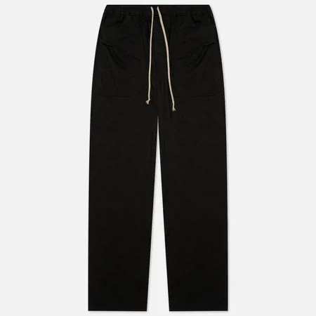 Мужские брюки Rick Owens DRKSHDW Gethsemane MT Drawstring Long, цвет чёрный, размер S