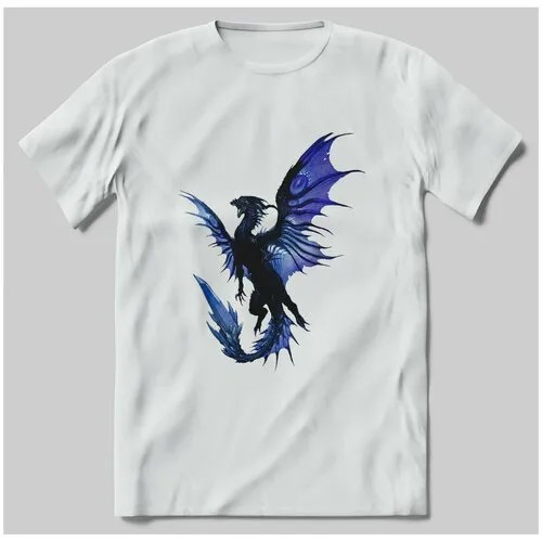Футболка с принтом Blue Dragon