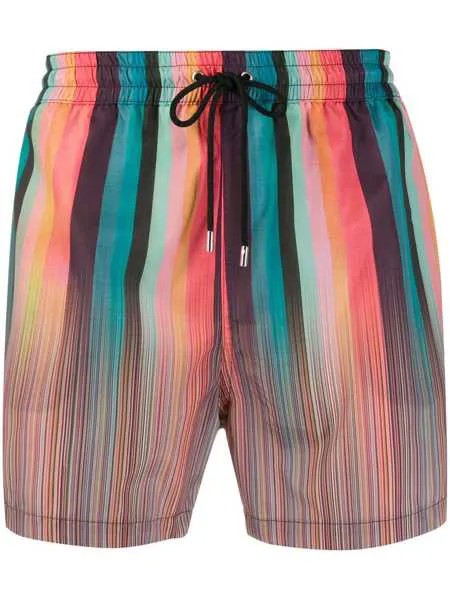 PAUL SMITH плавки-шорты в полоску