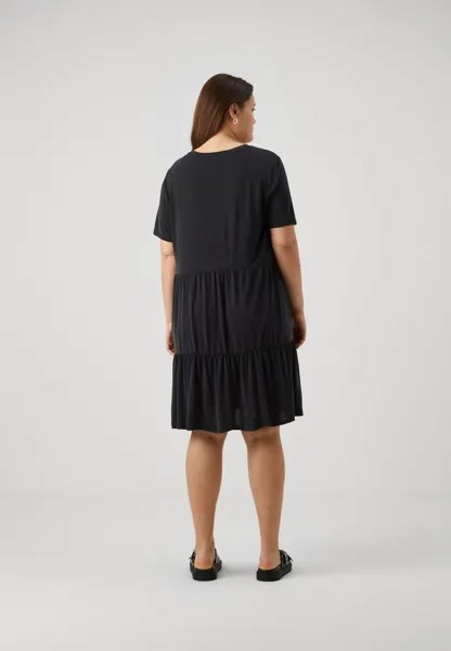 Платье из джерси Vmfilli Calia Short Dress Vero Moda, черное