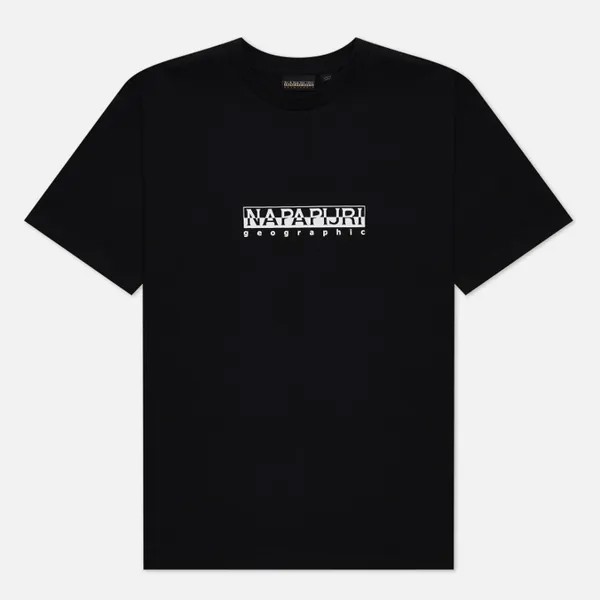 Женская футболка Napapijri S-Box чёрный, Размер XS