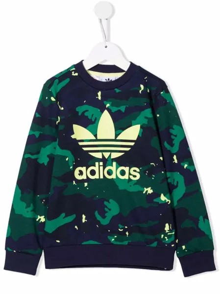 Adidas Kids толстовка с логотипом