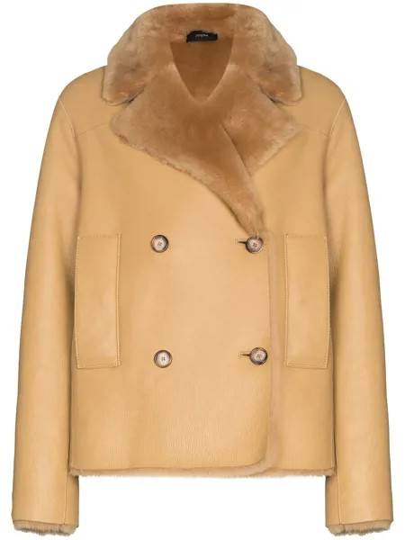 JOSEPH Calla sheepskin-lined short jacket