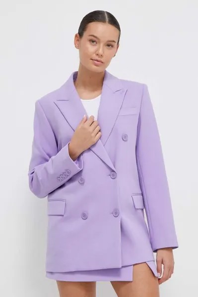 Куртка United Colors of Benetton, фиолетовый