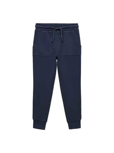 Зауженные брюки MANGO KIDS DENVER, темно-синий