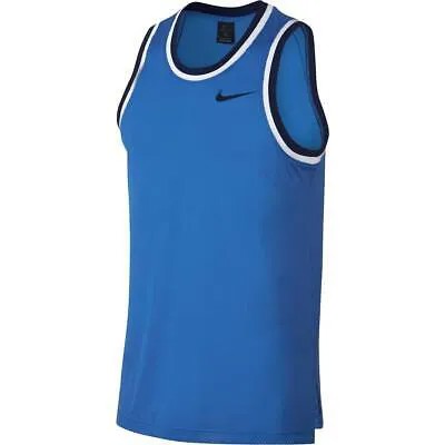 Мужская синяя майка Nike Fitness Workout Running Tank Athletic S BHFO 3439